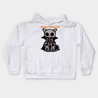 Halloween cat Kids Hoodie